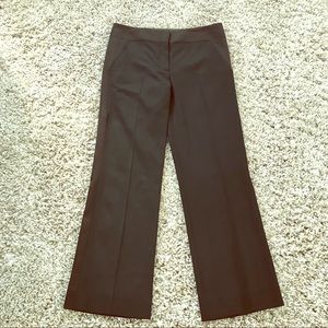 BCBGMaxazria Black pinstripe tuxedo dress pants